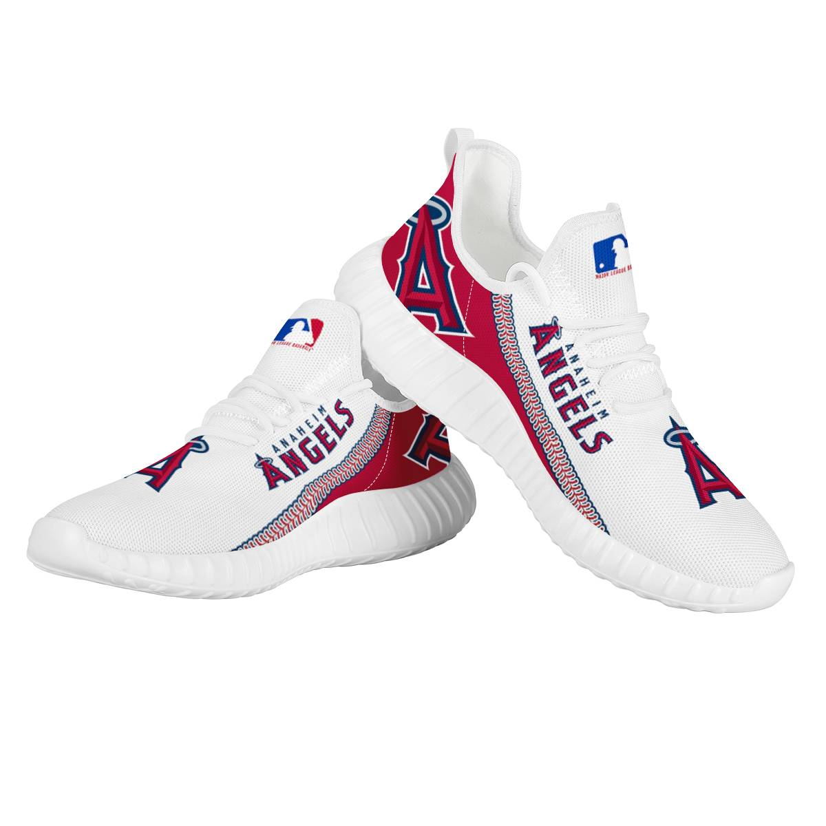 Men's MLB Los Angeles Angels Mesh Knit Sneakers/Shoes 002